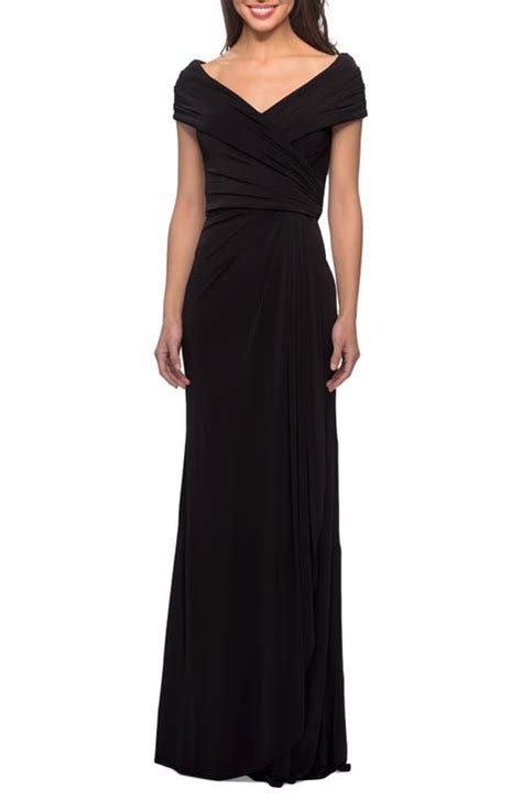 nordstrom black evening dresses|black evening dresses size 20.